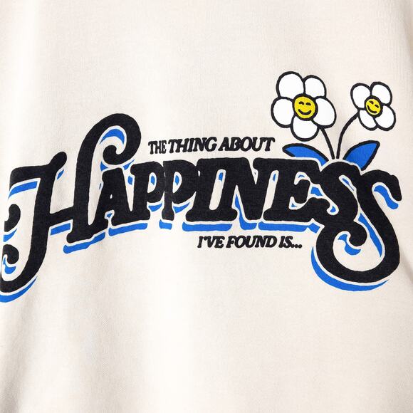 Dan + Shay Sweatshirt Small 70s Nostalgia Soft Grunge Cream Daisycore Graphic - Picture 3 of 5